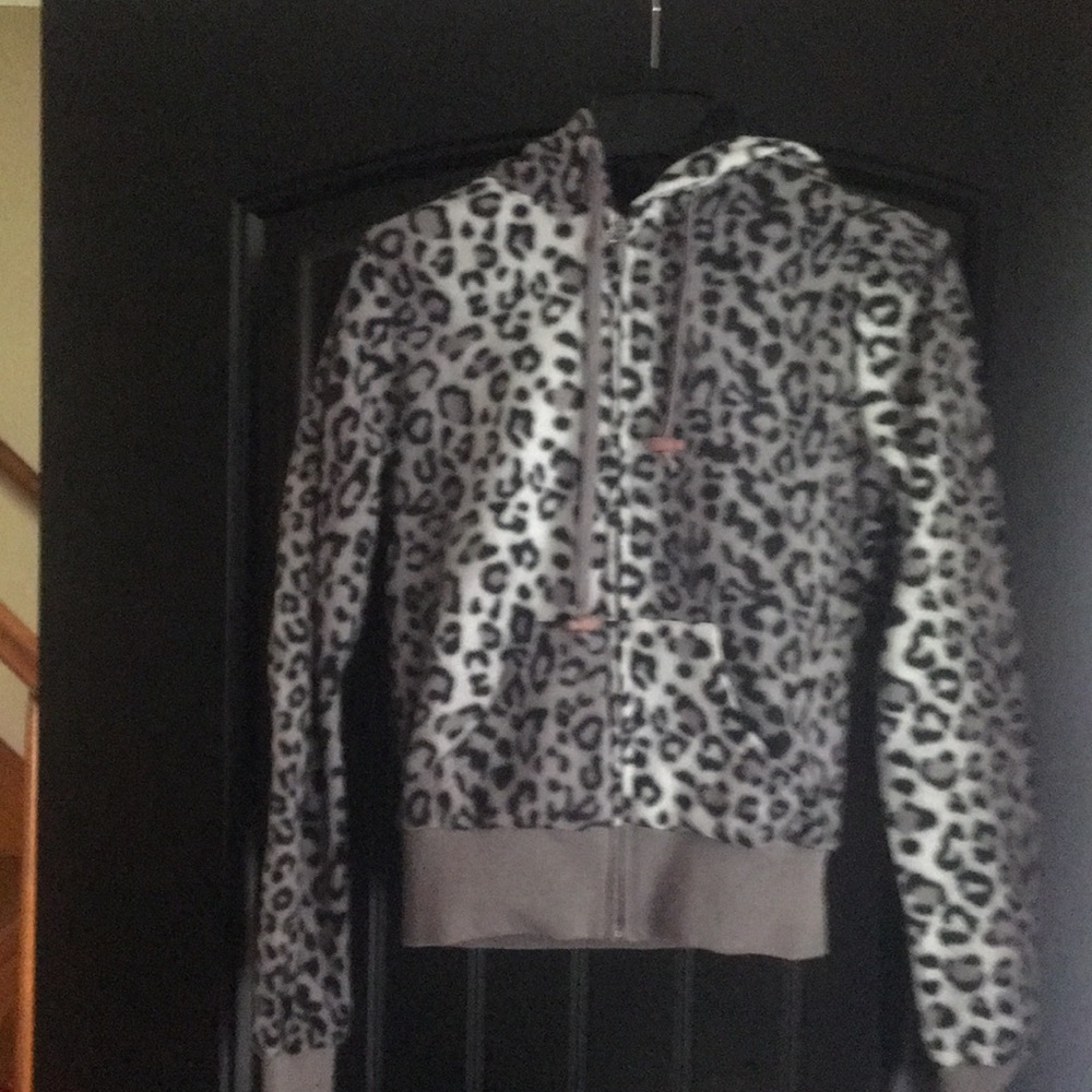Zip up fleece sweatshirt